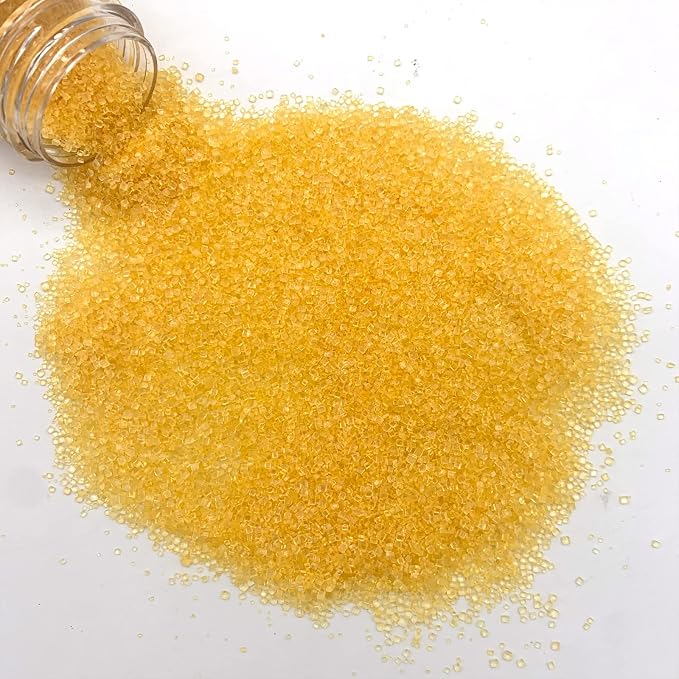 Edible Yellow Sanding Sugar Sprinkles Cupcake Cake Toppers, Celebrations Candy Pearls Shaker Jar Wedding Party Cake Dessert Food Decoration Supplies 3.2oz(Yellow)