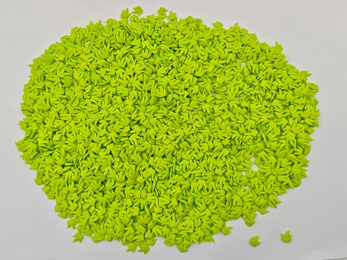Edible Sugar Grassgreen Grass Sprinkles Football Field Cake Cupcake Toppers Cookie Decorations Sweet Dessert Sprinkle for Cake Decorating St. Patricks day, 3.4 oz