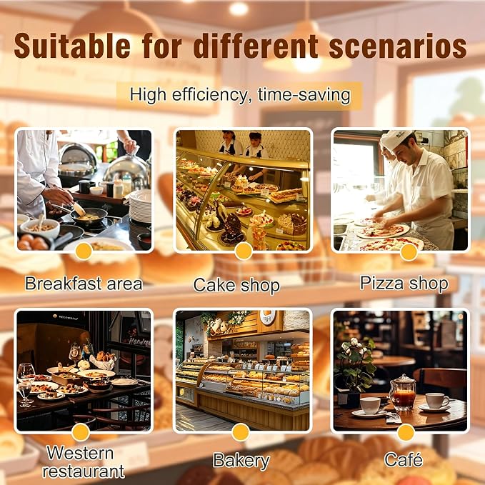 Folding Dough Sheeter, Manual Dough Rolling Machine, Stainless Steel Dough Roller with 56 Adjustable Thickness Settings, Foldable for Home, Bakery, Restaurant, Pizza Shop