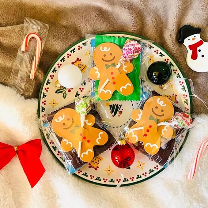 Cookie Bags for Gift Giving, 200 Pcs 4X 5 Inch Clear Cellophane Bags Self Sealing for Gift Wrapping,Packaging Candies,Dessert,Bakery, Cookies, Chocolate,Party Favor