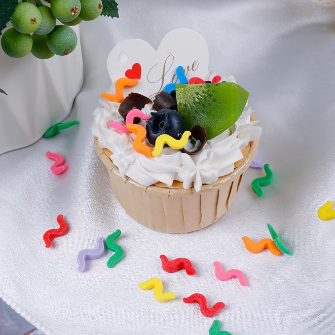Rainbow Sprinkles for Baking, Edible Ribbons Sprinkles, Birthday Sprinkles for Cake decorating Cookies, Ice Cream and Macaron Toppings