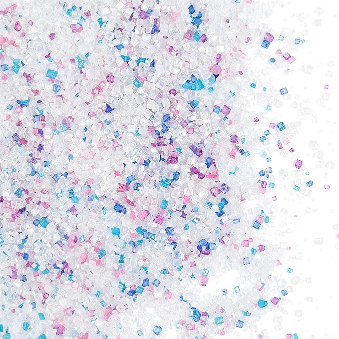Unicorn Sanding Sugar Sprinkles - Sparkling Sugar Crystals (130g/4.6oz) | Mermaid Sugar Sprinkles for Baking Decorations, Cookies, Cupcakes, Cakes, Ice Cream Toppings