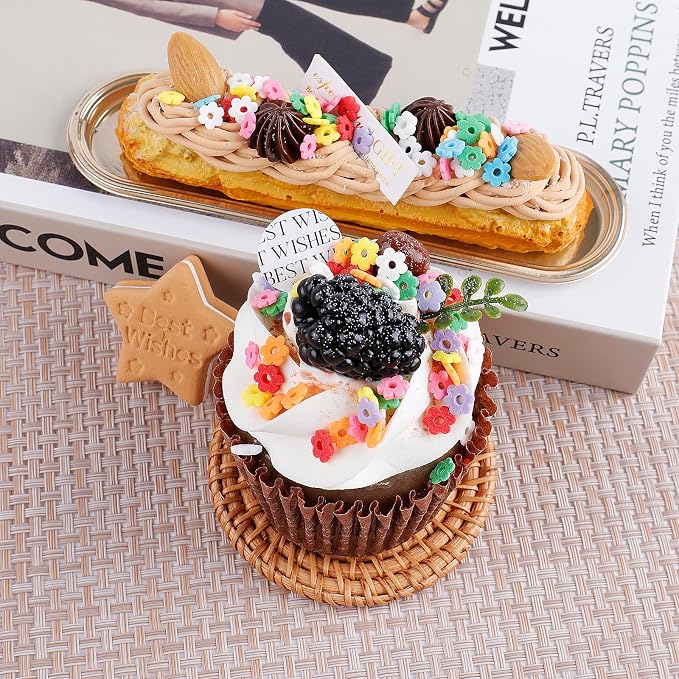 Rainbow Flower Sprinkles, Edible Flowers for Cake Decorating, Colorful Confetti Sprinkles Mix for Baking Topping, Cupcakes, Cookies, Ice Cream, Spring Birthday Party Easter Holiday Supplies