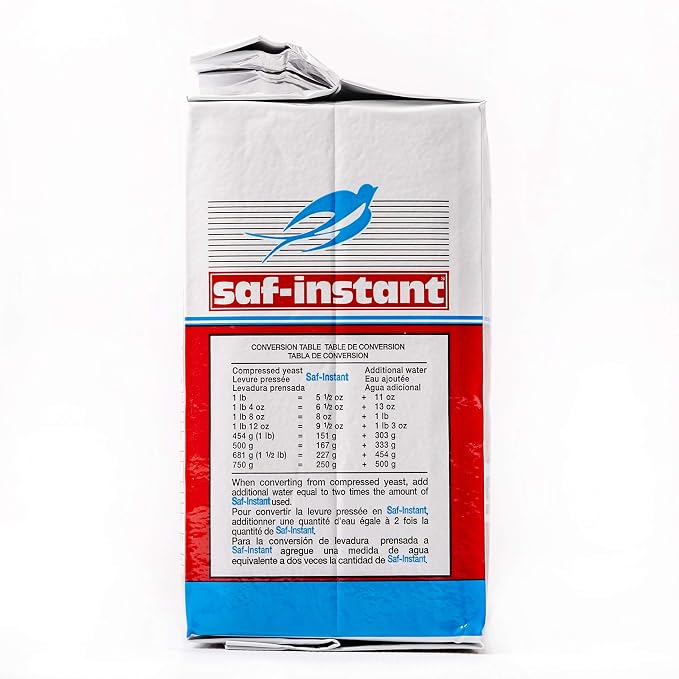 Instant Yeast, 1 Pound Vacuum-Packed Bag (2-Pack)