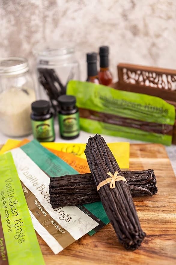 Vanilla Bean Paste for Baking and Cooking - Gourmet Madagascar Bourbon Blend made with Real Vanilla Seeds - 5 Gallons