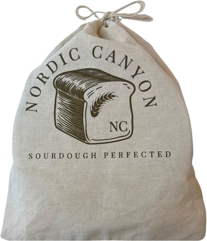 Sourdough Proofing & Storage Bag – Reusable Cotton-Linen Proofing Aide & Bread Storage Sack for Artisan Loaves (24–72 hr Freshness) (Linen)
