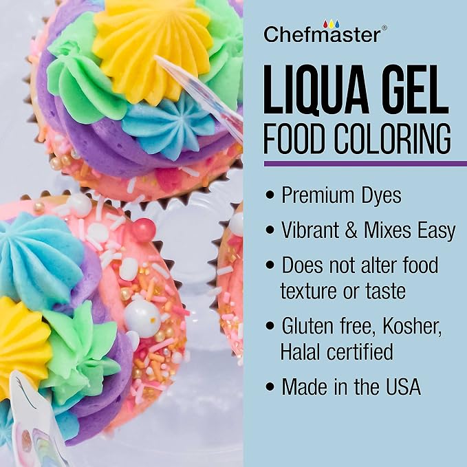 Chefmaster Liqua-gel Variety Pack
