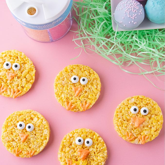 Sweets Indeed Pastel Colored Sugar 6 Cell Set – Decorative Sanding Sugar for Baking & Decorating, Cupcakes, Cookies, Cakes & Desserts – Spring Easter Baking Decorations – 6.45 oz