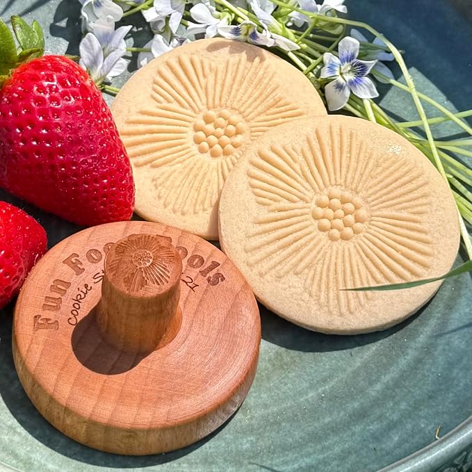 Flower Cookie Design Stamp by Fun Food Tools