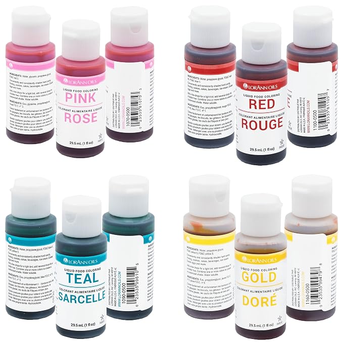 LorAnn Liquid food Color Assortment
