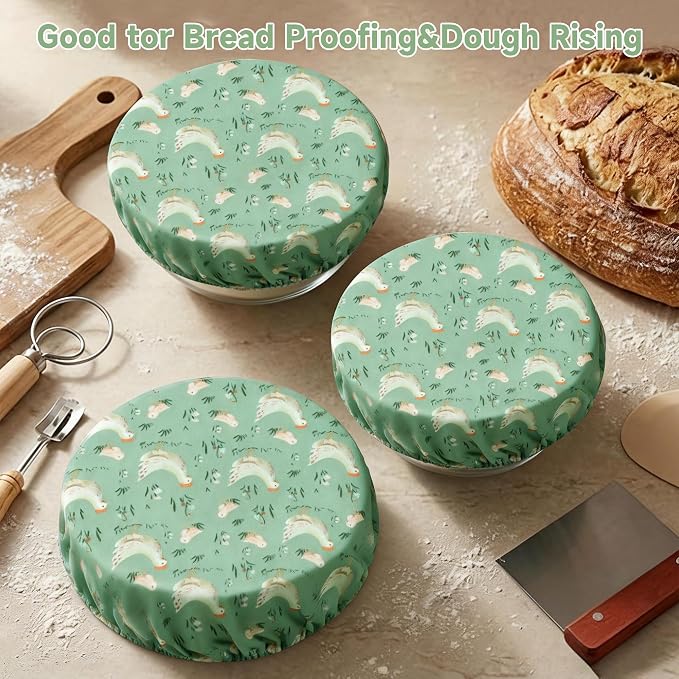Bowl Covers Reusable Bread Proofing Bowl Covers Sourdough Bread Baking Accessories,Chicken