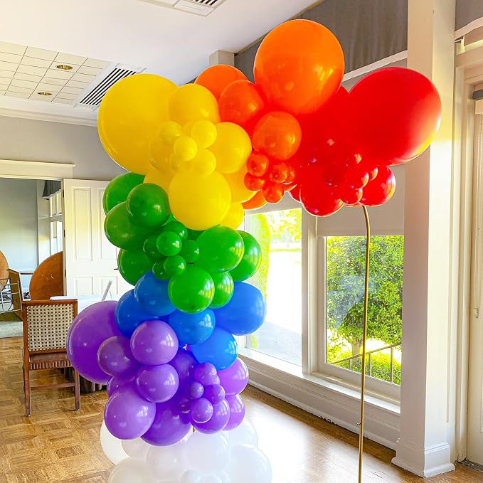 Voircoloria 90pack Green Balloons Different Size 18/12/10/5 Inch Green Balloon Garland Arch Kit for Graduation, St. Patrick's Day, Dinosaur, Jungle, Forest, Wedding, Birthday, Christmas Decorations