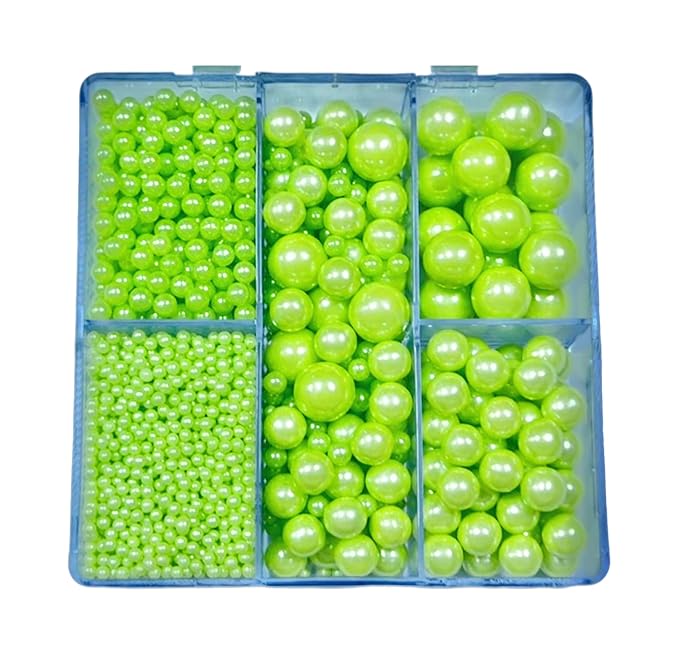 Sentovac Light Green Nonpareils Pearls Mixing Cake Sprinkles Cake and Cupcake Topper Decorations Sprinkles for Decorating Party Supplies