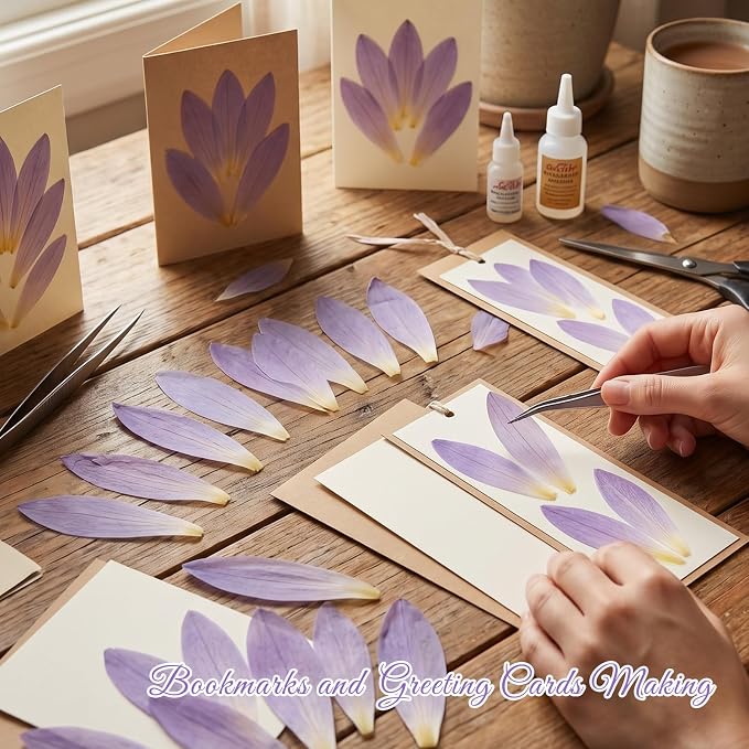48 Pcs Mix Natural Dried Pressed Water Lily Petals for Cake Decorating, Cocktail Garnish, Resin Jewelry Making, DIY Art Crafts (Water Lily)