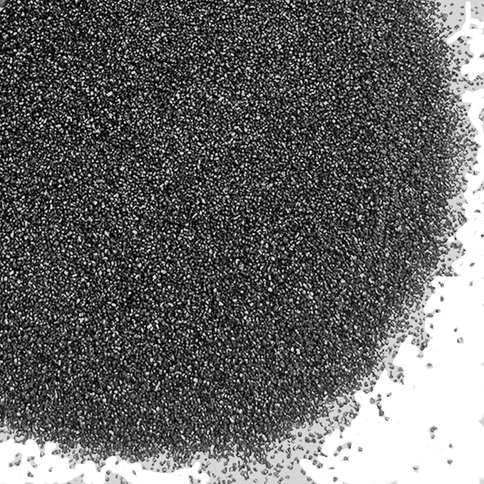 PhilaeEC Black Sanding Sugar Edible Sparkling Crystals for Baking Cake Decoration Cookie Ice Cream Cupcake Toppers Wedding Party Valentines Halloween Christmas Supplies 5oz