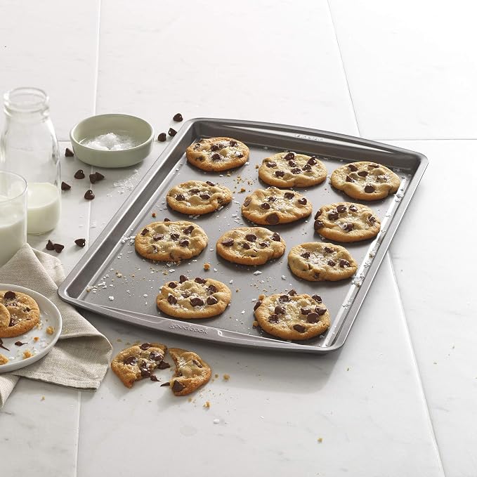 GoodCook Everyday Nonstick Steel Baking Sheet, 15" x 10", Gray