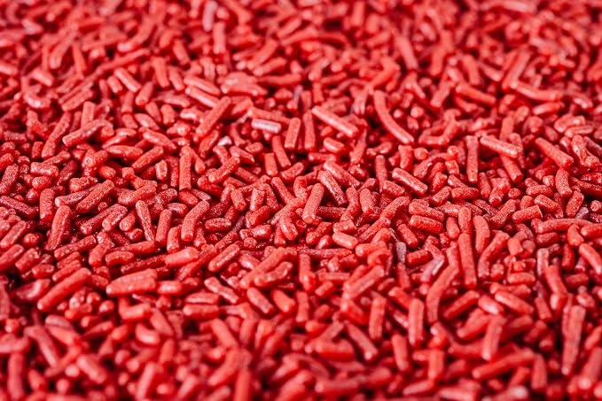 SHIMMER PEARLIZED RED SPRINKLES- Jimmies, Cupcakes,Cookies,Cakes Decorating, Topper, Bulk Candy,Dairy Free, Nut Free, Gluten Free, Soy Free, Vegan, Egg Free, Kosher,