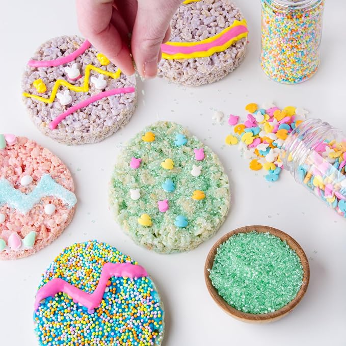 Sweets Indeed Sprinkles, 4 Pack, Edible Sprinkle Mix, Perfect for Cake Decorations, Baking, Ice Cream, Cookies, Cupcake Topper (Easter)