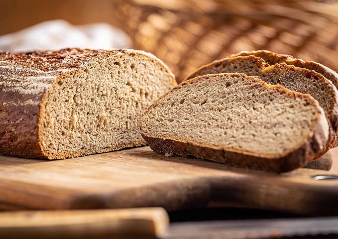 Food to Live Organic Whole Wheat Bread Flour, 1 Pound - Whole Grain, Unbleached, Non-GMO, Kosher, Unbromated, Raw, Vegan, Bulk, Product of the USA