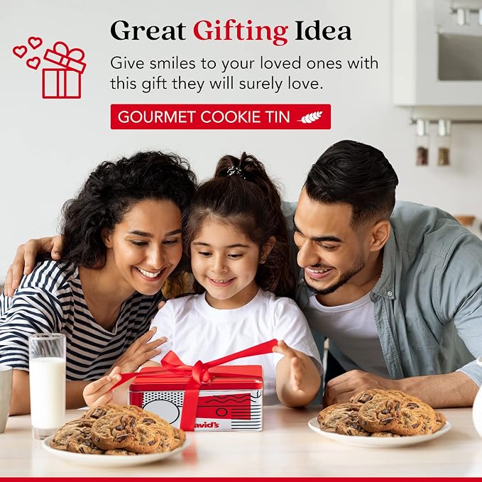 David's Cookies 1lb Chocolate Chunks Fresh Baked Cookies - Delectable & Premium Ingredients - No Added Preservatives Cookie Gift Basket