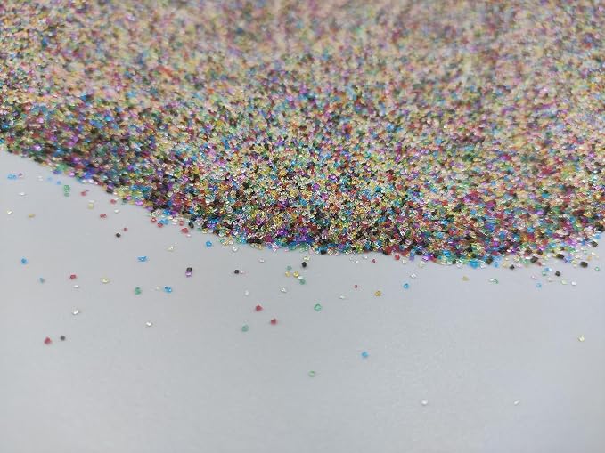 Edible 5 Ounce Fine Decorative mix Rainbow Sanding Sugar Sprinkles for Baking,Colorful Sparkling Crystals for Cakes, Cookies, Cupcakes, Ice Cream Topping and Rimming Sugar