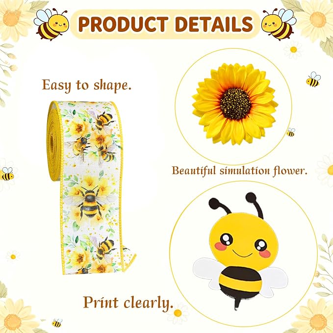 Honey Bee Baby Shower Diaper Cake Decorating Kit Party Supplies Gender Reveal Decorations Baby Shower Gifts Cake Topper Sweet As Can Bee Party
