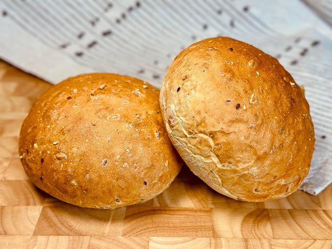 Molibake Fitness Bread Mix – Pack of 4 – All-Natural High-Fiber Bread Mix for Bread Machine and Oven – 15 oz – Whole Grain Breads Mix with Carrots, Oats, Flax, Sunflower & Sesame Seeds – Easy-to-Use Bread Maker Mix for Homemade Baking