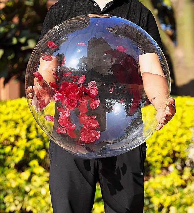 36 Inch Bobo Balloons Bubble Balloons, 8 Pcs Clear Bobo Balloon, Large Transparent Bubble Balloon for Christmas Wedding Birthday Party Decoration