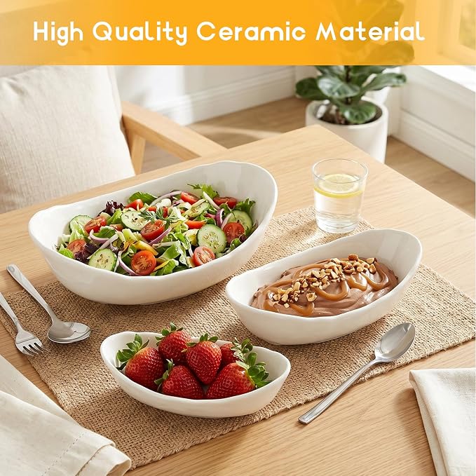 jessie 3 Tier Ceramic Fruit Basket for Kitchen Counter with Metal Stand, Fruit Bowls with Rack, Porcelain Bowls for Vegetable Bread Candy Snack Nuts Dessert Cake Tray