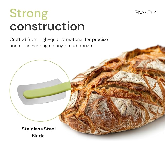 Bread Lame Plastic - Stainless Steel Bread Scoring Tool for Homemade Bread - Lame Bread Tool - Sourdough Scoring Tool with Plastic Handle, 2 Pcs