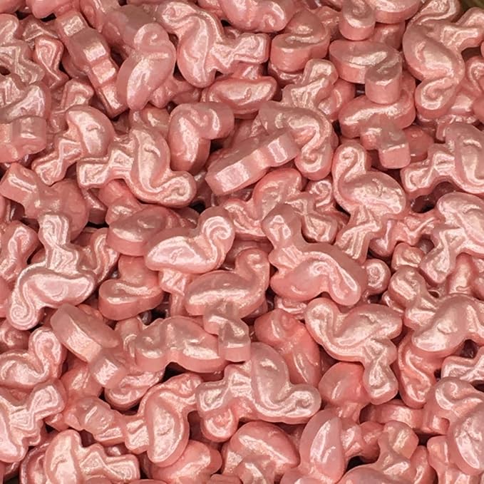 COOL MOM SPRINKLES Pink Flamingo Sprinkles (4 oz.) – Tropical Summer Themed Sprinkles for Decorating Cakes, Cupcakes, Cookies & Desserts – Mixed in the USA/Gluten-Free