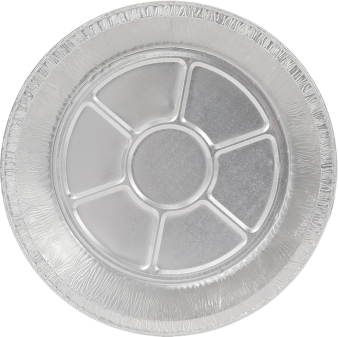 Waytiffer 9" Pie Pans (10pack) - Disposable Aluminum Foil Pie Tins,Heavy-duty, Baking Tin Plates, Standard Size