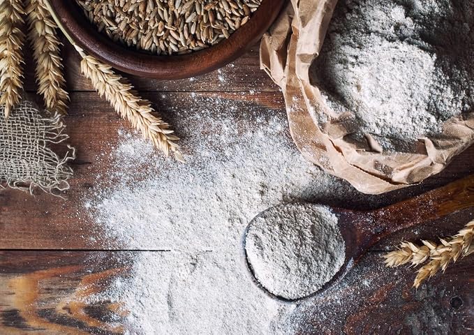 Food to Live Organic Dark Rye Flour, 25 Pounds – Whole Grain, Non-GMO, Stone Ground, Kosher, Raw, Vegan, Bulk, Great for Baking Bread, Product of the USA