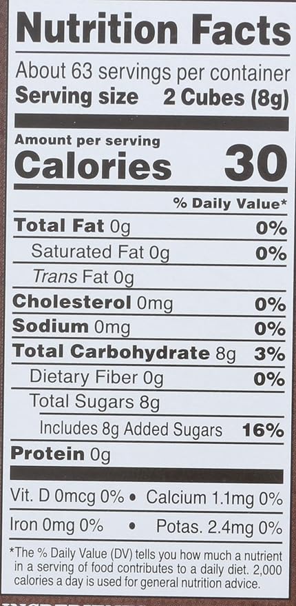 Roland Rough Cut Demerara Sugar Cubes - 17.6 oz