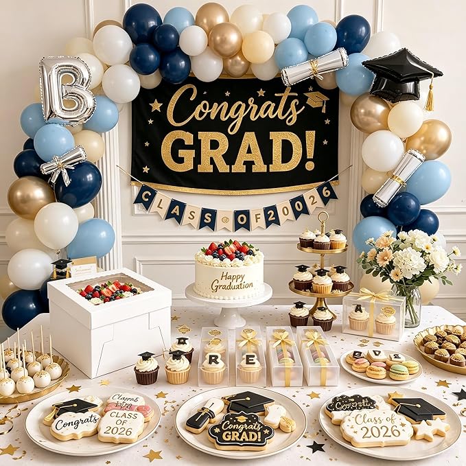 NPLUX Cake Boxes 12 Inch, 30 Pack 12x12x8 Cake Box with Window, White Cake Boxes with Separate Lid for Cakes, Pastries, Cookies, Bakery Orders and Gifting, Graduation Gifts Party Favors