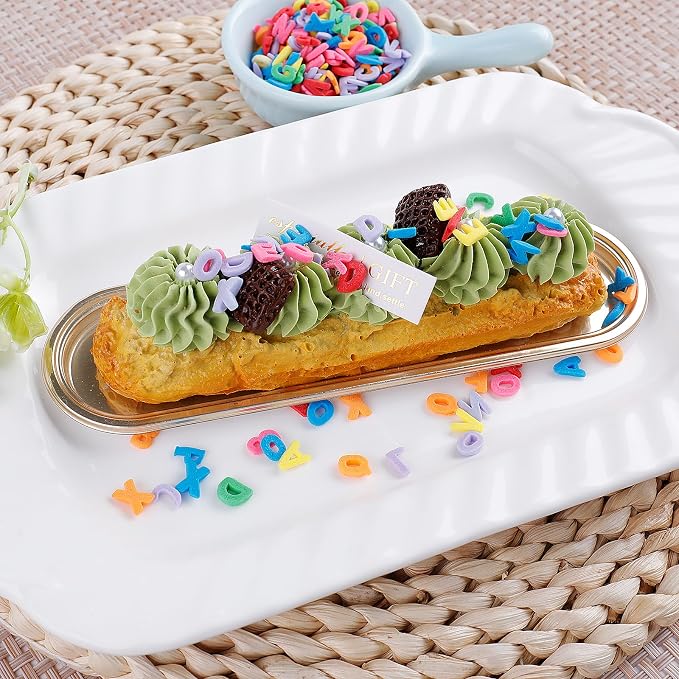 Rainbow Letters Sprinkles, Edible Letters for Cake Decorating, ABC Alphabet Sprinkles Mix for Baking Topping, Cupcakes, Cookies, Ice Cream, School Enrollment Children Birthday Party Holiday Supplies