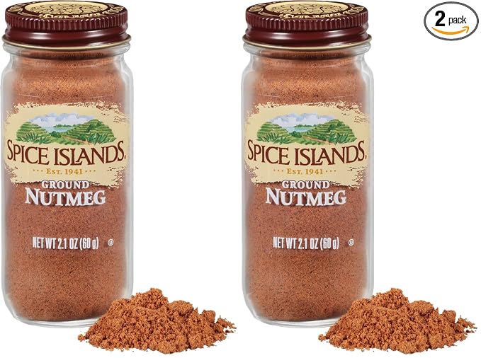 Spice Islands Ground, Nutmeg, 2.1 Ounce (Pack of 2)