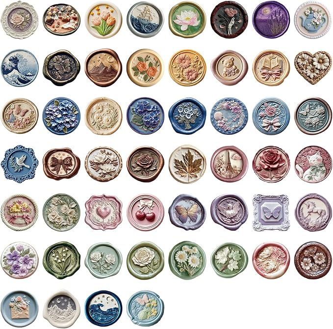 Funny Relief Stickers,50Pcs Realistic Transparent Relief PET Stickers,Cute Waterproof Sticker for Laptop,Stationery,Luggage Scrapbooking,Water Bottles,Phone Case,Art Themed Party Decorations