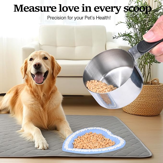DOTINGHUX 1 Cup Magnetic Grips Stainless Steel Measuring Cup -1PCS