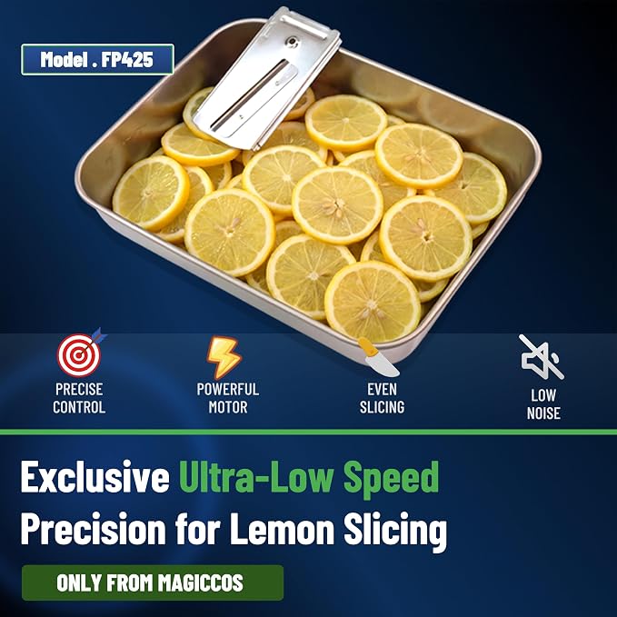 14 Cup Food Processor - Lemon Slicer, XL Bowl & Large Feed Chute, 13 Speeds & Pulse, 3 Programs, French Fry Cutter, Chop Slice Shred & Mix for Vegetables Cheese Meat, Meal Prep & Family Use