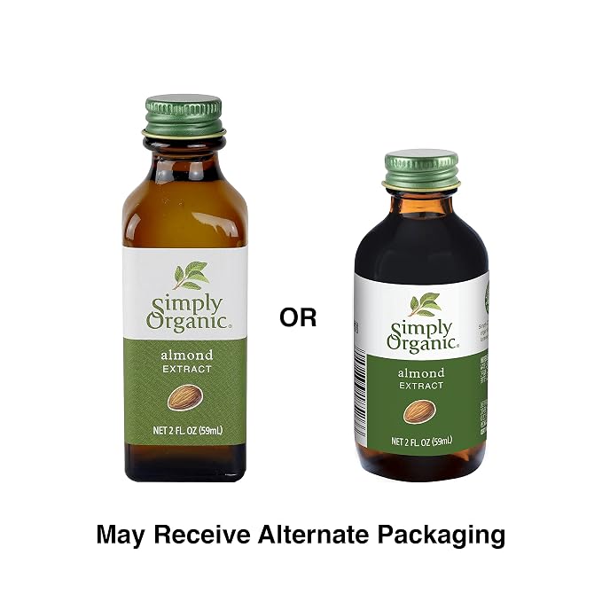 Simply Organic Almond Extract, Certified Organic | 2 oz (Pack of 2)