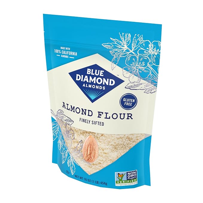 Blue Diamond Almonds, Almond Flour, Gluten Free, Blanched, Finely Sifted, 1 Lb