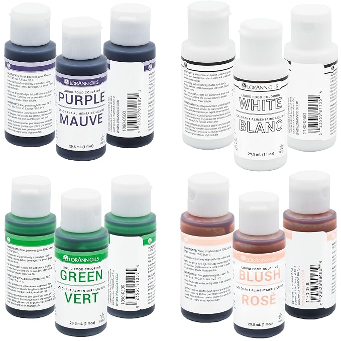 LorAnn Liquid food Color Assortment