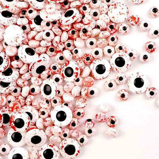 Edible Candy Eye, Halloween Sprinkles, Bloody Eyeballs, Halloween Sprinkles for Cake Decorating, Edible Cake Decoration & Cupcake Toppers, 150g/5.29oz, Party Supplies