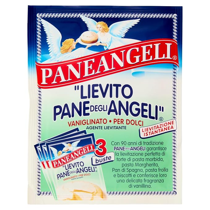 Paneangeli Lievito Vanigliato Per Dolci - Pane Degli Angeli Yeast - 3 count