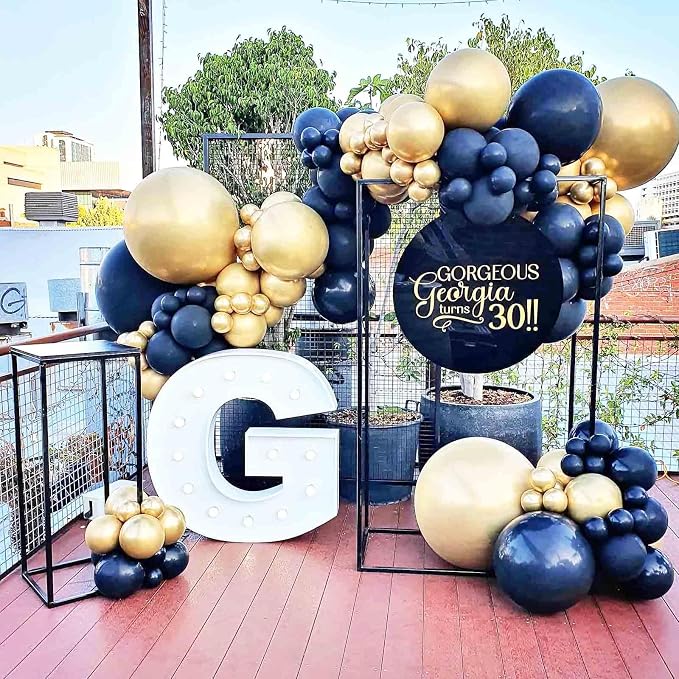 Voircoloria Metallic Gold Balloons, 66pack 12inch Chrome Gold Latex Party Balloons for Graduation, Wedding, New Year, Birthday, Baby Shower, Anniversary Party Decorations