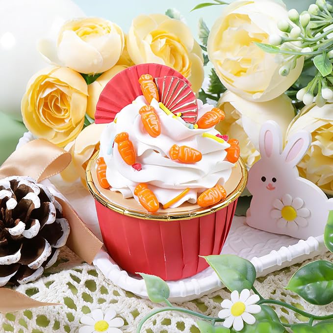 Easter Sprinkles Edible,130g/4.6oz Pastel Sprinkles for Cake Decorating with Easter Egg Carrot Bunny Jimmies and Nonpareils in 5-Cell, Ice Cream, Donuts, Macaron Toppings Supplies