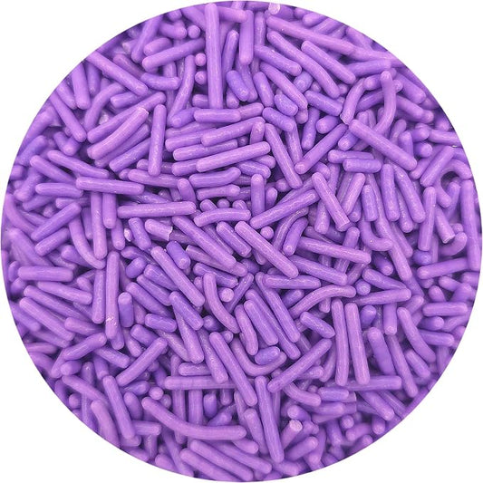 NCS Purple Jimmies Edible Sprinkles – Cupcake, Cake & Cookie Decorations, 7 oz