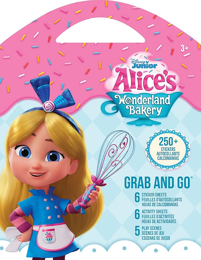 Disney Alice's Wonderland Bakery Grab and Go Stickers