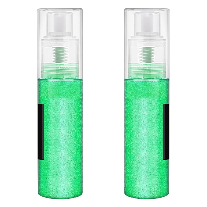 Edible Glitter Spray - 20g Luster Dust Edible Food Grade Glitter for Cake Decorating, Cocktails, Drinks - Shimmer Dust Powder Metallic Food Coloring Powder for Cookie, Candy, Icing (Green)
